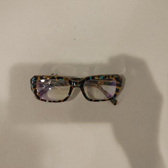 Retro square blue light blocking reading glasses oversized anti glare UV eyewear - Picture 3 of 12